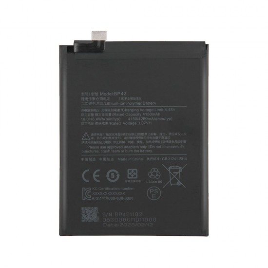 Bateria Xiaomi Mi 11 Lite/Bp42 4250mah 3.87v