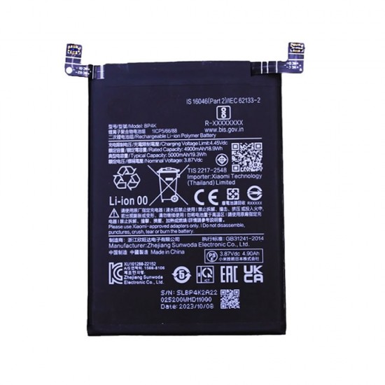 Bateria Xiaomi Redmi Note 12 Pro/12t/Poco X50 Pro/Bp4k 5000mah