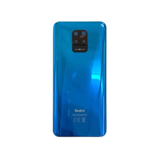 Tampa Traseira Xiaomi Redmi Note 9S Azul Com Câmera Lense Tampa Traseira Xiaomi Redmi Note 9S Azul Com Câmera Lense