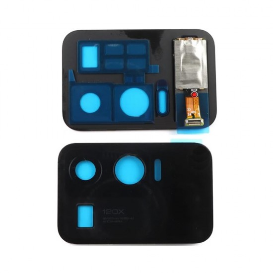 Lente De Câmera Xiaomi Mi 11 Ultra/M2102k1g/M2102k1c Preto Com Lcd Flex Lente De Câmera Xiaomi Mi 11 Ultra/M2102k1g/M2102k1c Preto Com Lcd Flex