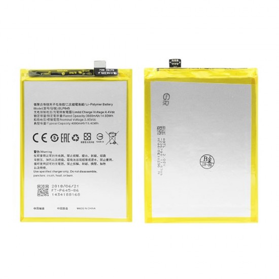 Bateria Oppo R11s Plus/Blp645 3880mah/3.85v
