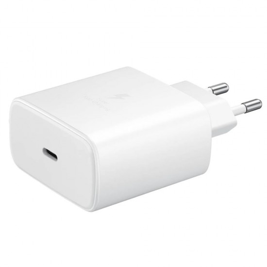 Samsung Super Fast Charger Ep-Ta845 White 220V 45W Usb Type-C To Type-C