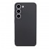 Capa Silicone Gel Samsung Galaxy S23 Preto Com Protetor De Câmera 3d