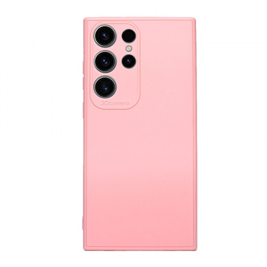 Funda De Silicona Rosa Para Samsung Galaxy S23 Plus + Protec