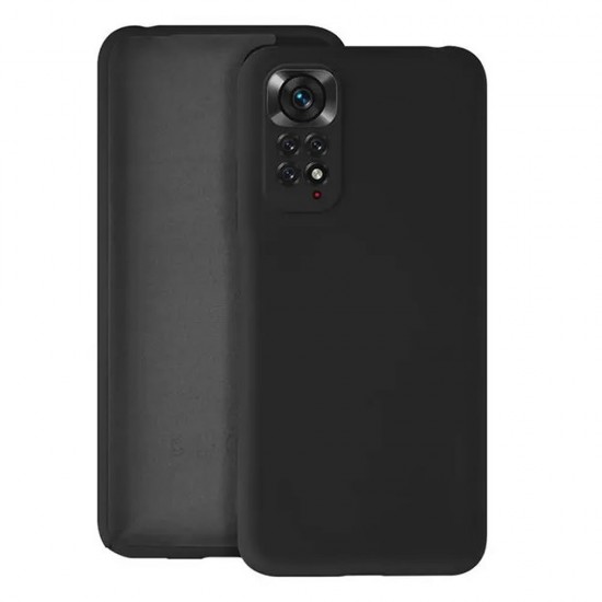 Capa Silicone Xiaomi Redmi Note 11 Preto Com Protetor De Câmera Robusta Capa Silicone Xiaomi Redmi Note 11 Preto Com Protetor De Câmera Robusta