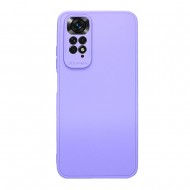 Xiaomi Redmi Note 11/11s Lilac With 3D Camera Protector Silicone Gel Case