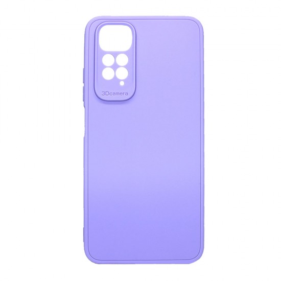 Capa Silicone Gel Xiaomi Redmi Note 11/11s Lilás Com Protetor De Câmera 3d Capa Silicone Gel Xiaomi Redmi Note 11/11s Lilás Com Protetor De Câmera 3d