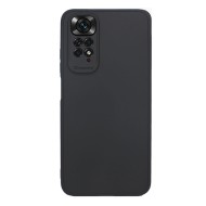 Xiaomi Redmi Note 11/11s Black With 3D Camera Protector Silicone Gel Case