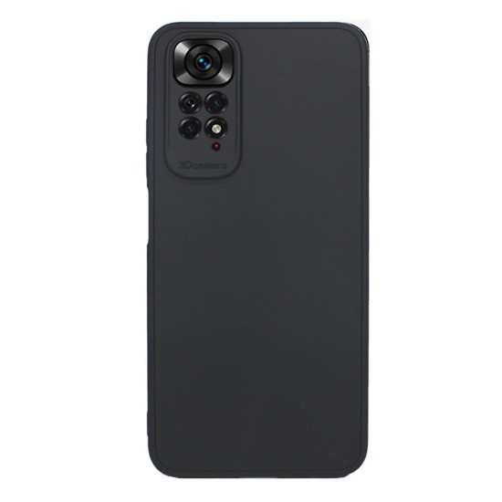 Xiaomi Redmi Note 11/11s Black With 3D Camera Protector Silicone Gel Case Xiaomi Redmi Note 11/11s Black With 3D Camera Protector Silicone Gel Case