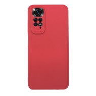 Capa Silicone Gel Xiaomi Redmi Note 11/11s Vermelho Com Protetor De Câmera 3d