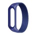 New Science Mi Band M3/M4/M5/M6/M7 Dark Blue Nylon Smartwatch Silicone Strap