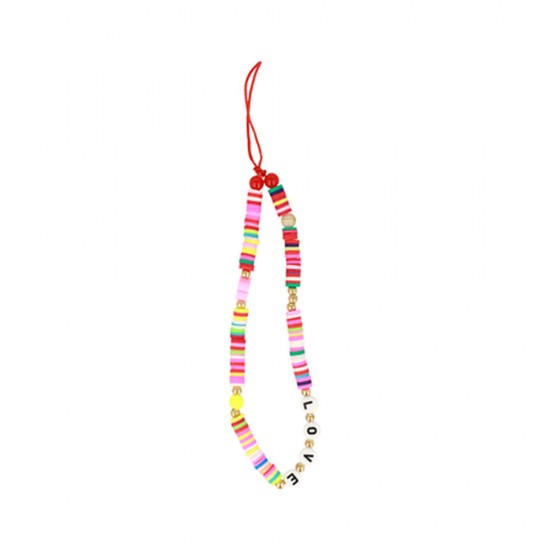 Cordão De Telemóvel Oem Love Colorido Design 9 Cordão De Telemóvel Oem Love Colorido Design 9