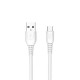 Cabo De Dados Usb Tipo C Wuw X166 Branco 2a 1m