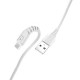 Cabo De Dados Wuw X166 Branco 2a 1m Para Micro Usb