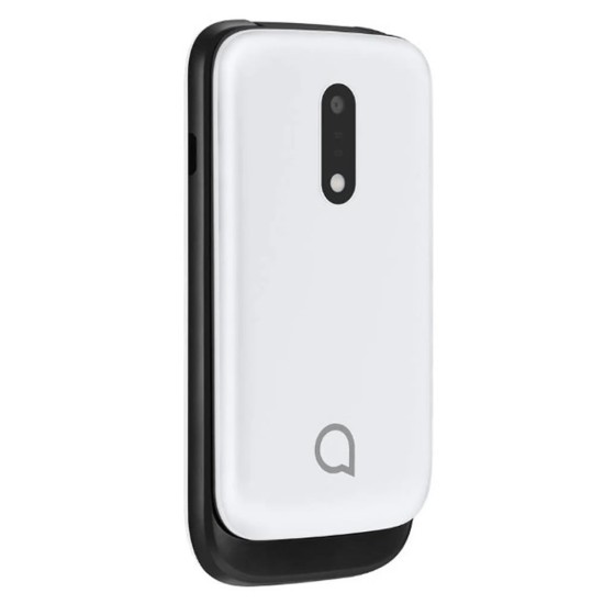 Alcatel 2057D White 2.4" Single SIM Cell Phone