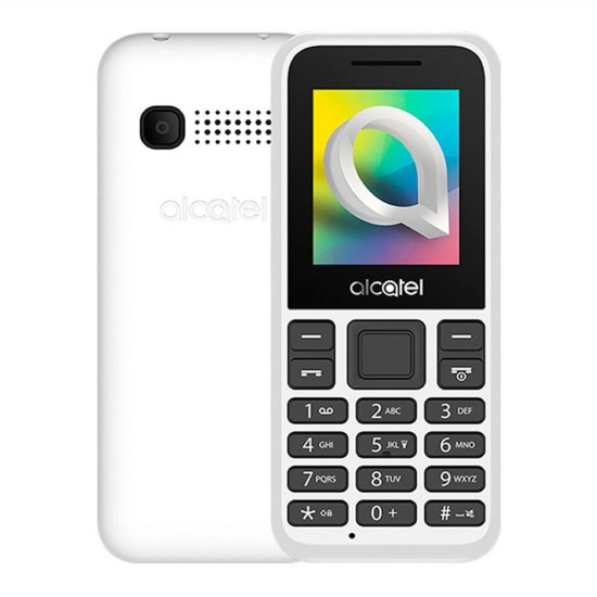 Alcatel 1068D White 1.8" Dual Sim Phone