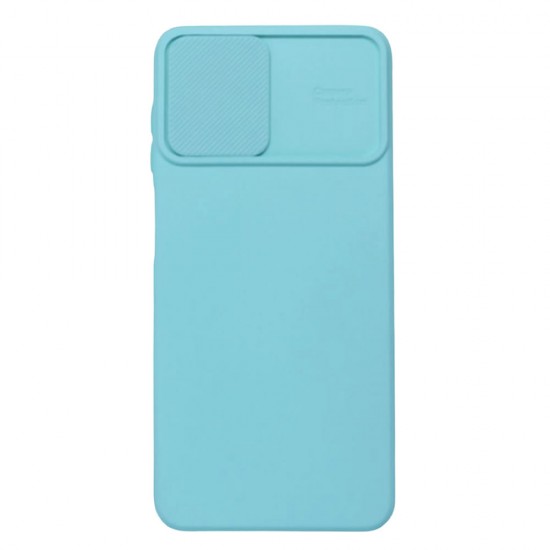 Samsung Galaxy A12 Turquoise Green With Camera Protector And Sliding Window Silicone Gel Case Samsung Galaxy A12 Turquoise Green With Camera Protector And Sliding Window Silicone Gel Case