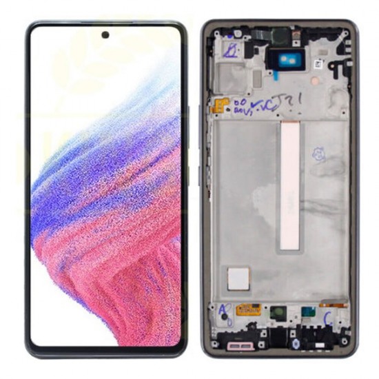 Touch+Display Com Frame Samsung Galaxy A53 5g/A536b 6.5" Preto Incell