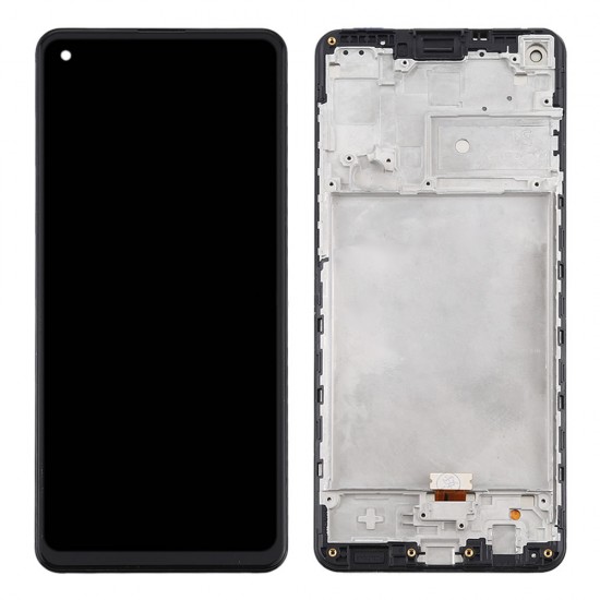 Touch+Display Com Frame Samsung Galaxy A21s/A217 6.5" Preto Touch+Display Com Frame Samsung Galaxy A21s/A217 6.5" Preto