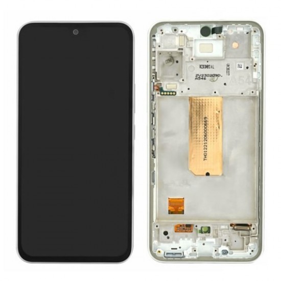 Touch+Display Com Frame Samsung Galaxy A54 5g/A546 6.4" Branco Original Touch+Display Com Frame Samsung Galaxy A54 5g/A546 6.4" Branco Original