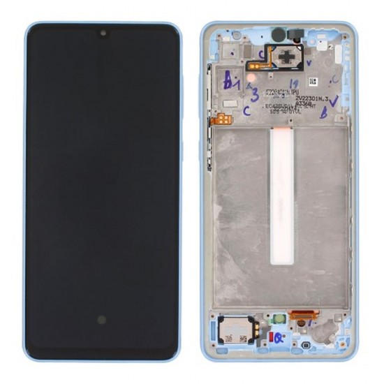 Touch+Display Com Frame Samsung Galaxy A33 5g/A336 6.4" Azul Original Touch+Display Com Frame Samsung Galaxy A33 5g/A336 6.4" Azul Original