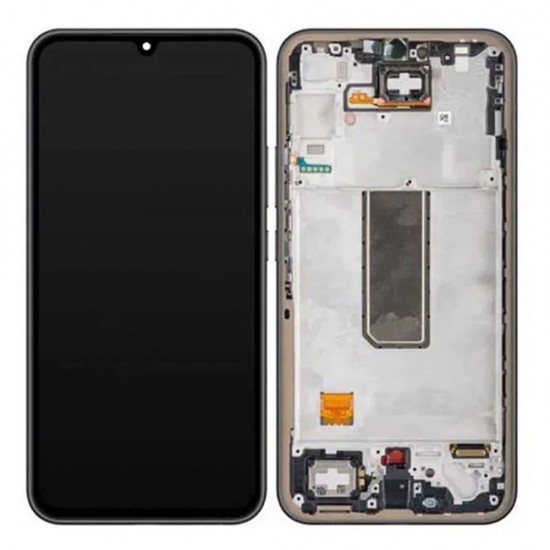 Touch+Display Com Frame Samsung Galaxy A34 5g/A346 6.6" Prata Original Touch+Display Com Frame Samsung Galaxy A34 5g/A346 6.6" Prata Original