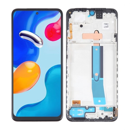 Touch+Display Com Frame Xiaomi Redmi Note 11s/Redmi Note 11/Poco M4 Pro 4g 6,43