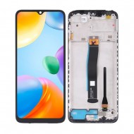 Xiaomi Redmi 10c/10 Power/Poco C40 4g 6.71" Black Original Touch+Display With Frame