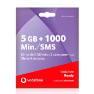 Vodafone Sim Card 5gb+500min/sms 4 Weeks Offer