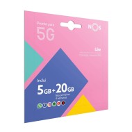 Cartão Sim Nos Like 5gb+20gb De Internet E 1.5 Min/Sms Durante 1 Mes
