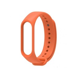 OEM Mi Band 5/6/7 Orange Smartwatch Silicone Strap