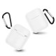 Capa De Silicone Para Caixa De Airpods Oem Type 1 Branco Anti Fall, Usb Port