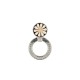 OEM Ref:8475 White Flower 360° Rotate 180° Fold Metal Ring Holder/Stand