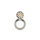 OEM Ref:8475 White Flower 360° Rotate 180° Fold Metal Ring Holder/Stand