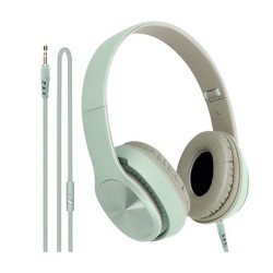 Earphone Gjby Gj-31 Green Stereo Sound Effect With Microphone
