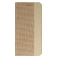 Vennus Samsung Galaxy A02S 6.5" Gold Flip Cover Case