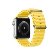 OEM Apple Watch 42mm/44mm/45mm/49mm Yellow Silicone Bracelet
