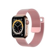 Pulseira Oem Apple Watch 42mm/44mm/45mm Rosa Dourado Aço Inoxidável