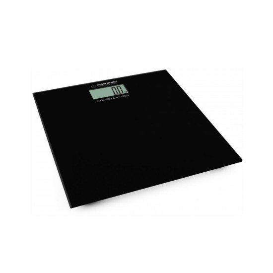 Esperanza EBS002K Aerobic Black Corporal Max 180kg Glass Scale