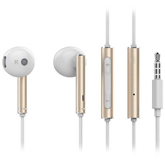 Huawei AM116 White and Gold Earphone