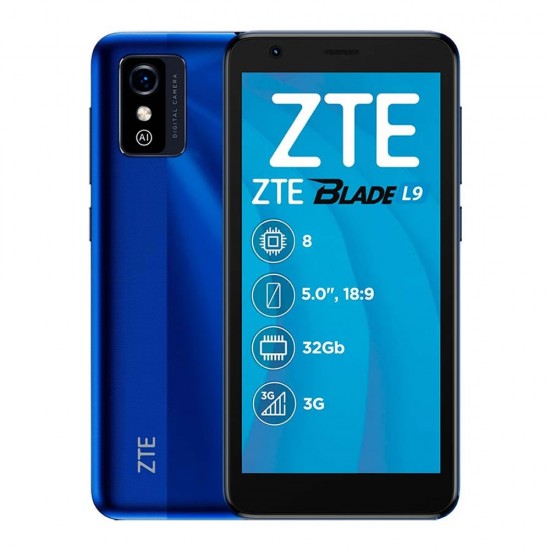 Smartphone Zte Blade L9 Azul 1gb/32gb 5.0