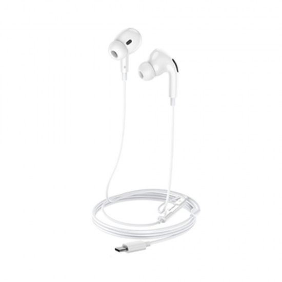 Auricular Borofone Bm30 Pro Branco 1.2m Para Type-C