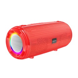 Altavoz Bluetooth Borofone BR13 Rojo Symphony Led Lights 1200 mAh