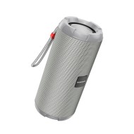 Mini Coluna Bluetooth Borofone Br15 Cinza À Prova D'Água Smart