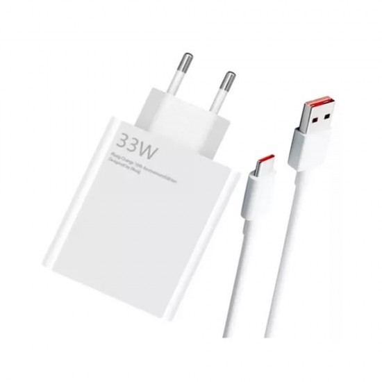 Carregador 240v Xiaomi Mdy-11-Ez Branco 33w Usb Para Tipo-C