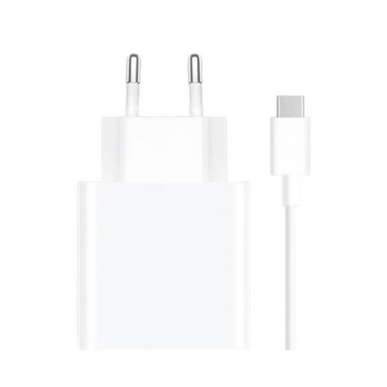 Carregador 240v Xiaomi Mdy-11-Ez Branco 33w Usb Para Tipo-C Compatível