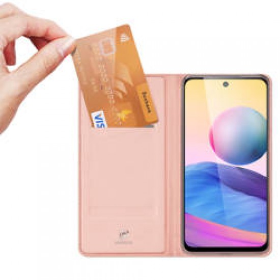 Xiaomi Redmi Note 10T 5G/ Poco M3 Pro Gold Pink Dux Ducis Skin Flip Cover Case Xiaomi Redmi Note 10T 5G/ Poco M3 Pro Gold Pink Dux Ducis Skin Flip Cover Case