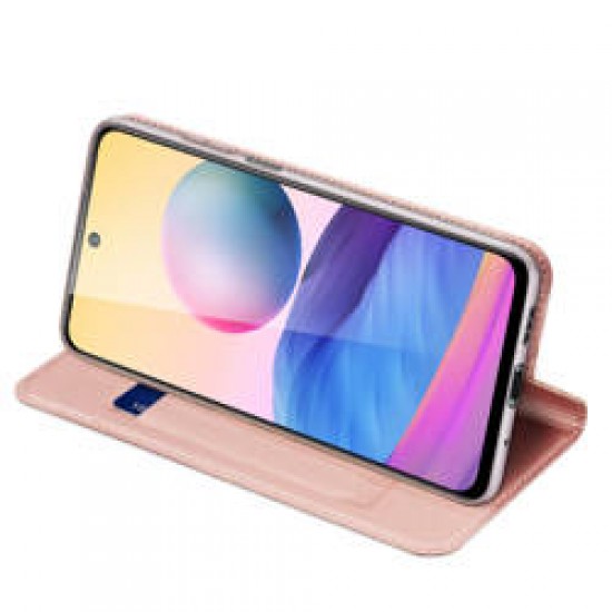 Capa Flip Cover Xiaomi Redmi Note 10t 5g/Poco M3 Pro Rosa Dourado Dux Ducis Skin Pro