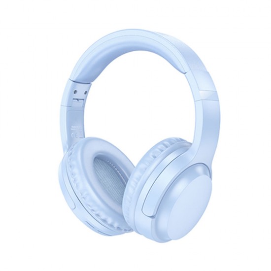 Borofone BO25 Blue 40mm Wireless Bluetooth And Aux Headphones