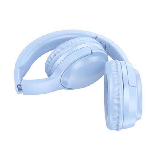 Borofone BO25 Blue 40mm Wireless Bluetooth And Aux Headphones